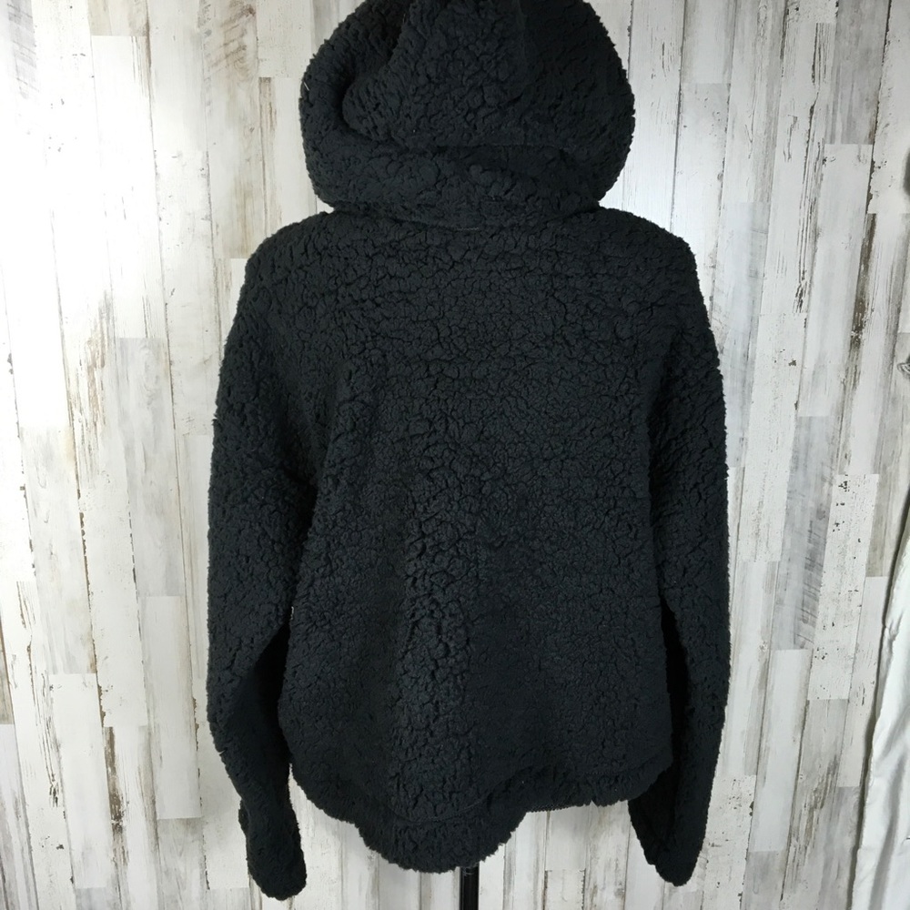 Zella Cassie Faux Shearling Hoodie Jacky Coat M - Picture 7 of 9
